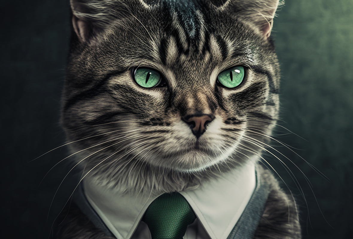 Green Cat ЗелЕный Кот